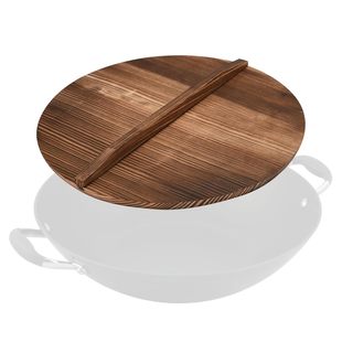 Wooden Pot Lid for Home Use, Traditional Cedar Wood Pot Lid, Round Wooden Lid, Iron Pot Lid, Water Tank Lid, Thickened Wood, Medium-High
