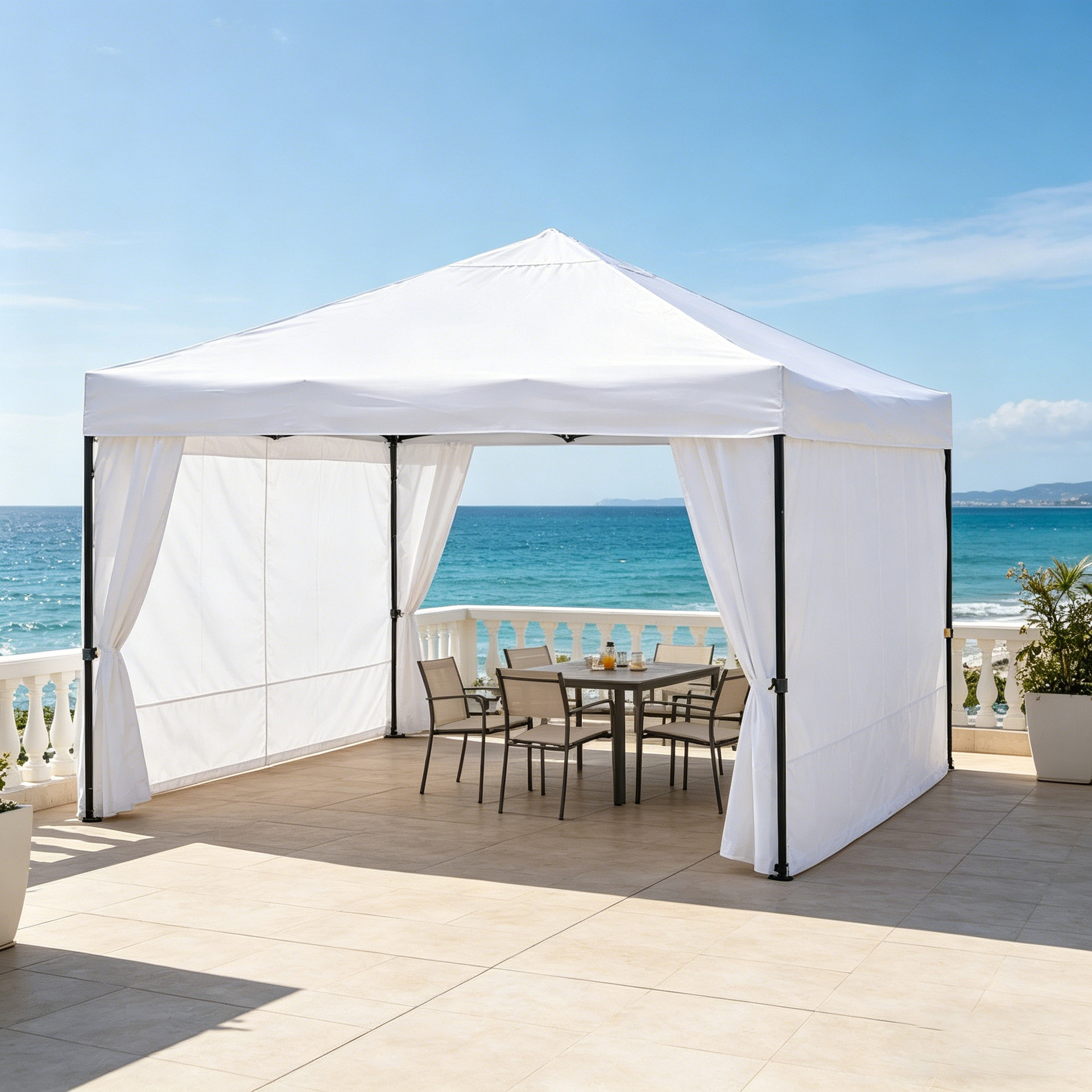 Foldable travel automatic folding telescopic tent
