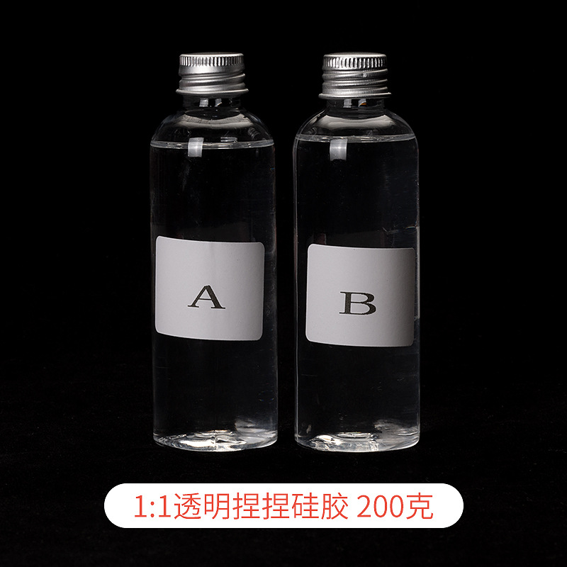 1:1 투명 핀치 실리콘 200g