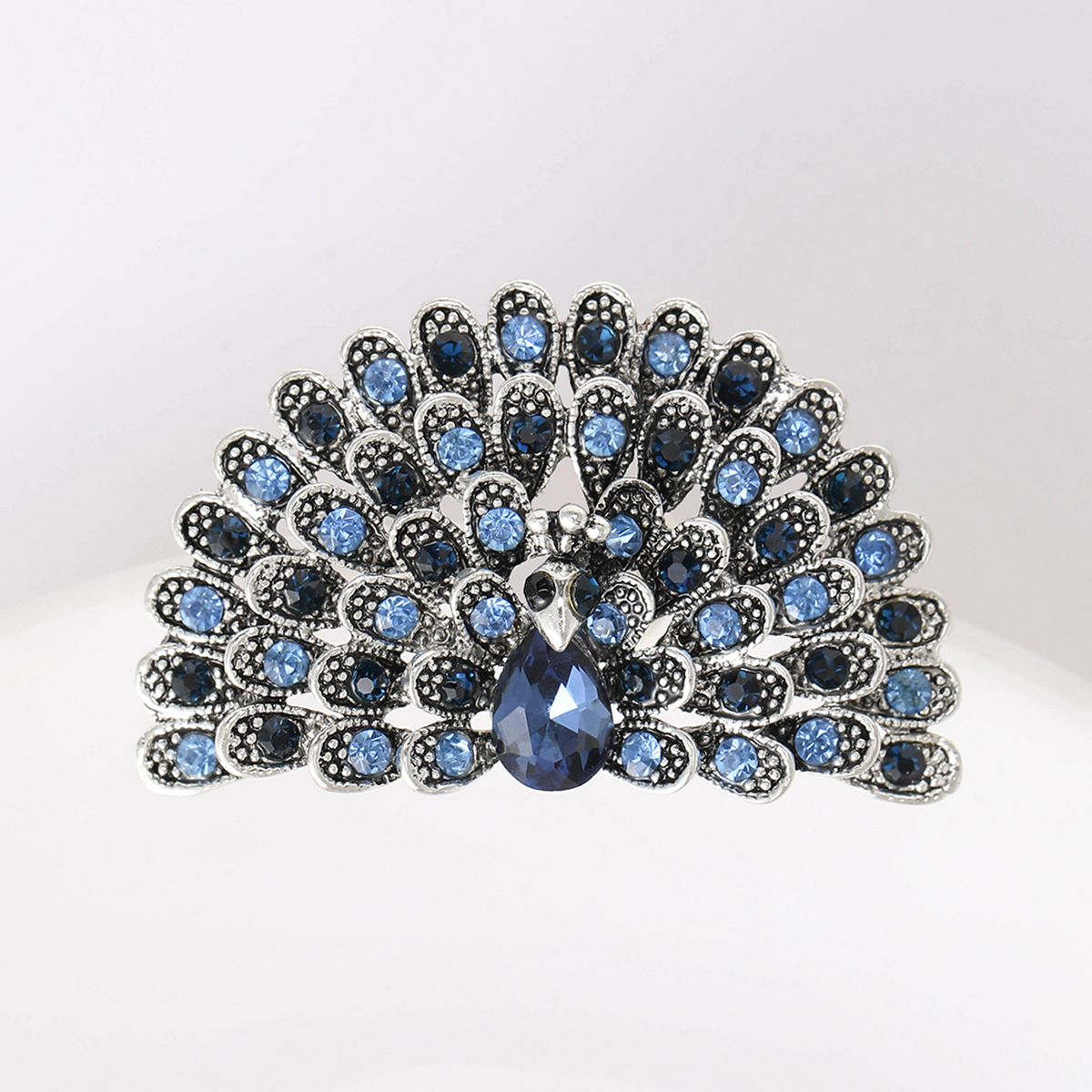 16g Weight Rhinestones Inlay Material Brooches Classification Banquet Occasion Alloy Material Peacock Pattern All Seasons Season Women's Gender Inlay Design Retro Style Retro Pin Peacock Alloy Inlay Rhinestones Women's Brooches 18