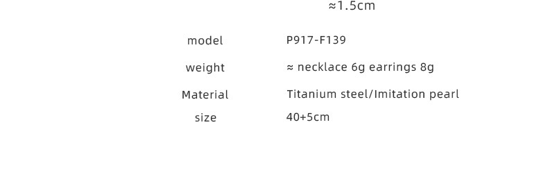 Fashion Flower Titanium Steel Inlay Artificial Pearls Earrings Necklace