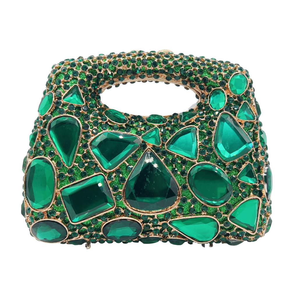 Nuevo bolso de cena de diamantes de cristal bolso de hombro bolso de mujer bolso de fiesta de Europa y América bolso de piedra