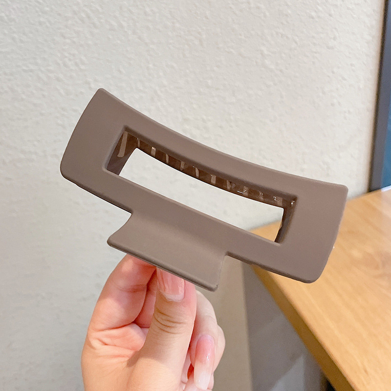 Clip de garra grande Placa de horquilla de acrílico horquilla hembra elegante temperamento tiburón clip tocado clip de Cabeza trasera horquilla