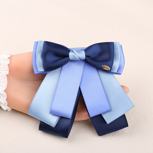 Ladies' career bank tie, construction bank, industrial bank, telecom teller, professional attire, suit, formal suit, head flower, pin, accessories