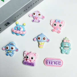 新款立体卡通小丑鱼树脂配件 diy奶油胶钥匙扣手机壳手工摆件贴片