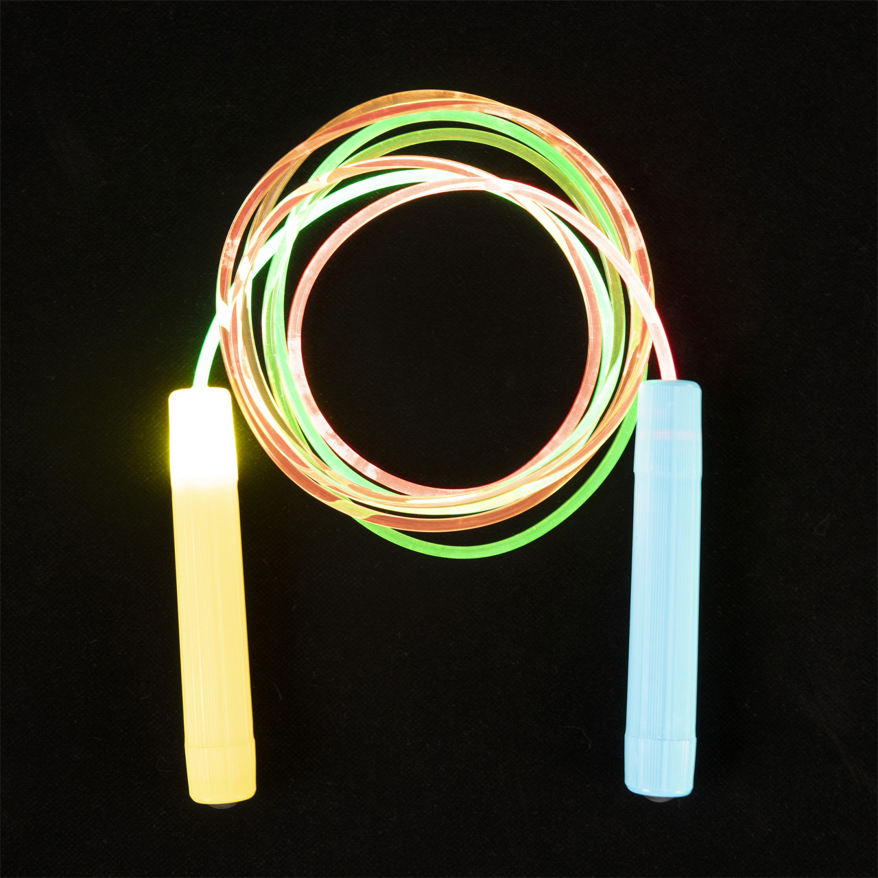 빛나는 점프 로프 레인보우 라이트