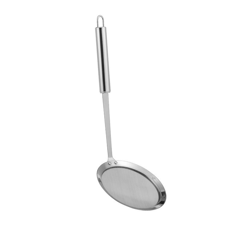 304 acero inoxidable cucharas de cocina doméstica a prueba de quemaduras cucharas de frita de cocina