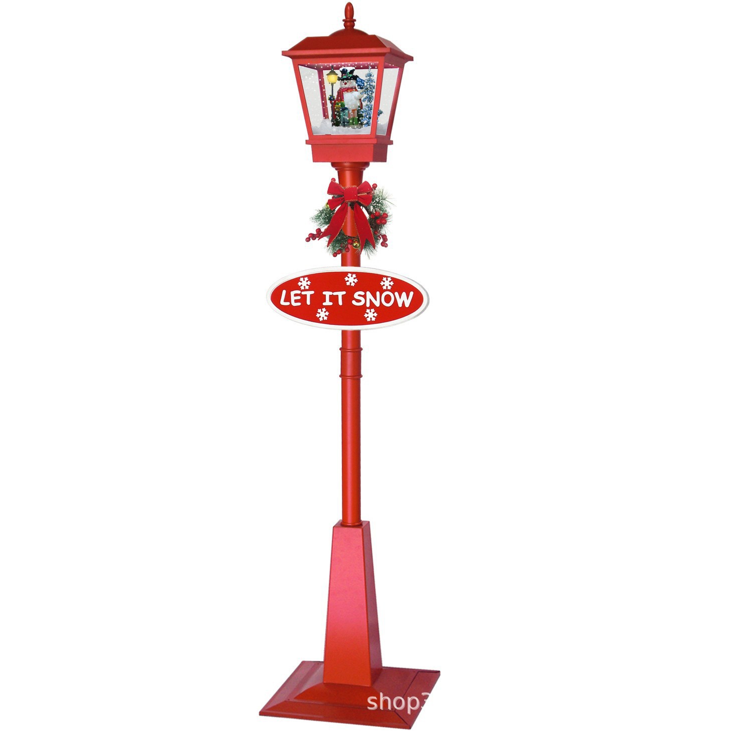 クロスボーダーヨーロッパとアメリカのクリスマス音楽雪の光雪街路灯クリスマスギフトギフトショッピングモールの窓リビングルームの装飾品