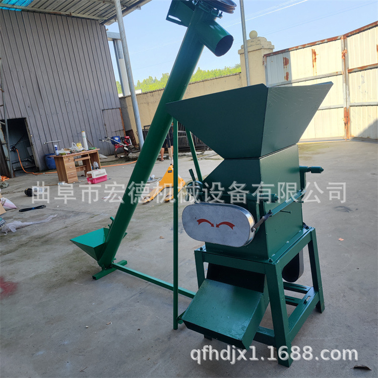 小型原粮挤扁机 单相电豆子压扁机 杂粮黄豆挤扁机批发