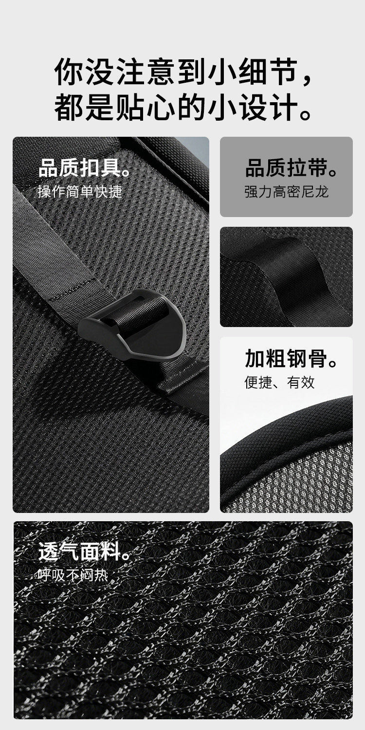 Driving Essential: Car Lumbar Support Cushion, Backrest Cushion for Driver's Seat, Suitable for Long Hours of Driving