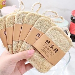 新款丝瓜络洗碗刷锅丝瓜瓤天然杯刷家务厨房耐用不沾油海绵清洁刷