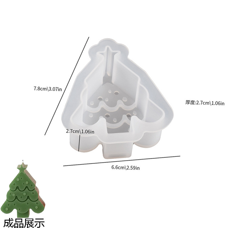 スノーフレークヘラジカの香りのキャンドル樹脂シリコーン型クリスマス接着剤 diy クリスマスツリー石膏装飾品卸売|undefined