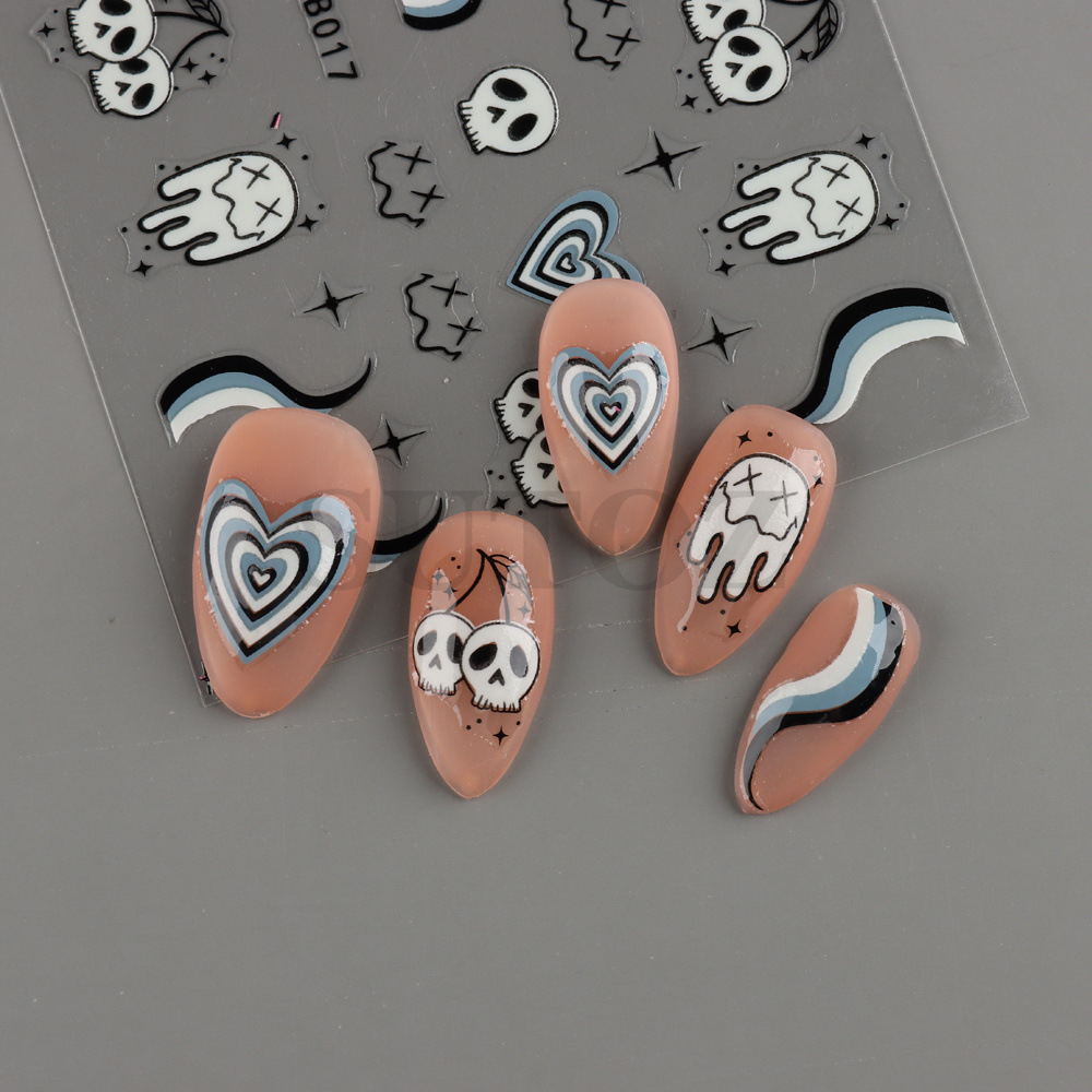 Halloween Cartoon Style Cartoon Synthetics Nail Patches 1 Set display picture 9