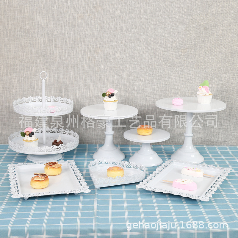 Hotel decoración merienda placa accesorios de la boda soporte de la torta sitio de la boda diseño postre Mesa restaurante postre mesa de exhibición