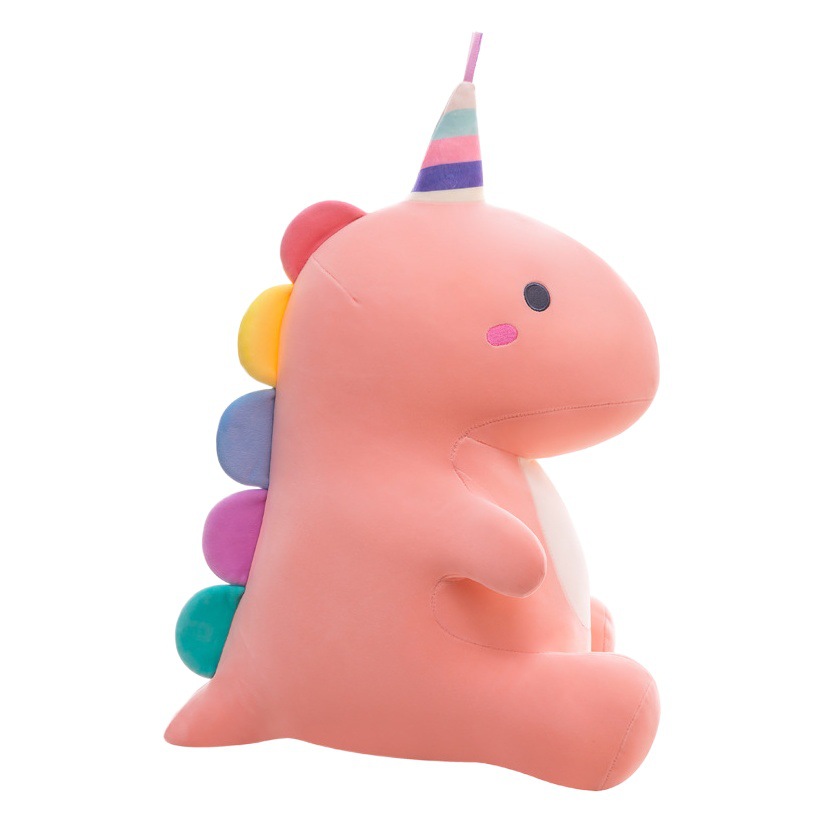 Caramelo de dibujos animados lindo dinosaurio muñeca de peluche muñeca de juguete calmante almohada muñeca niños Regalo de Cumpleaños Niña