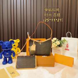 驴佳托特包高定版大容量购物袋经典老花朵款斜挎包单肩包