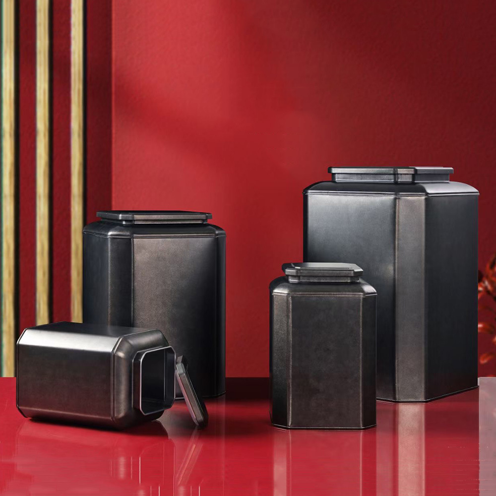 【储茶大桶】八角桶复古茶叶罐陈皮茶包装罐大号密封大米铁桶批发