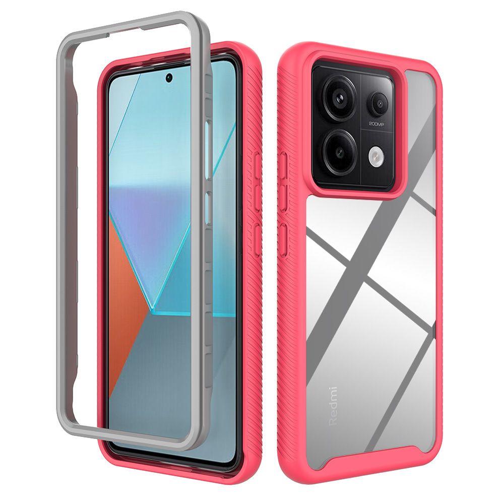 MOQ100 aplicable a Red Mi Note13Pro 5G cubierta superior e inferior cubierta protectora cubierta estrellada cielo tres-Lote de Concha a prueba