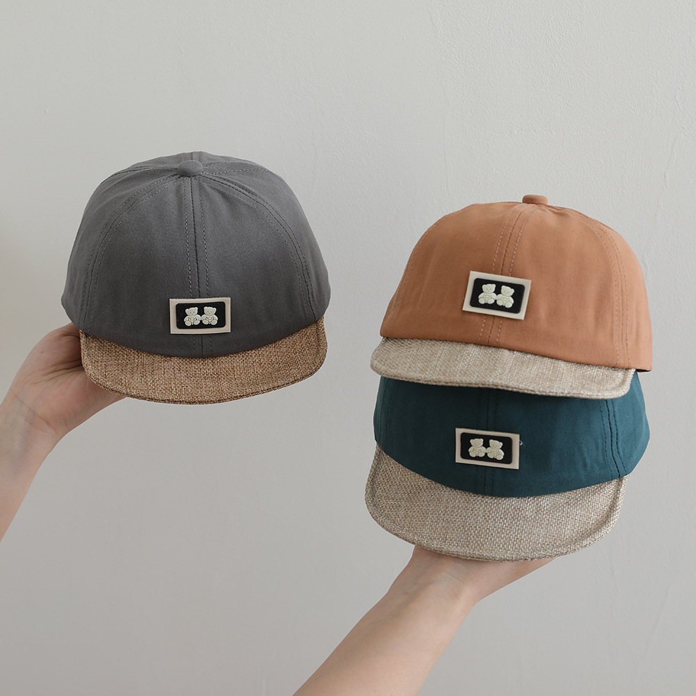 12-30 Sombrero para bebés primavera y otoño delgado ajustable gorra gorra gor