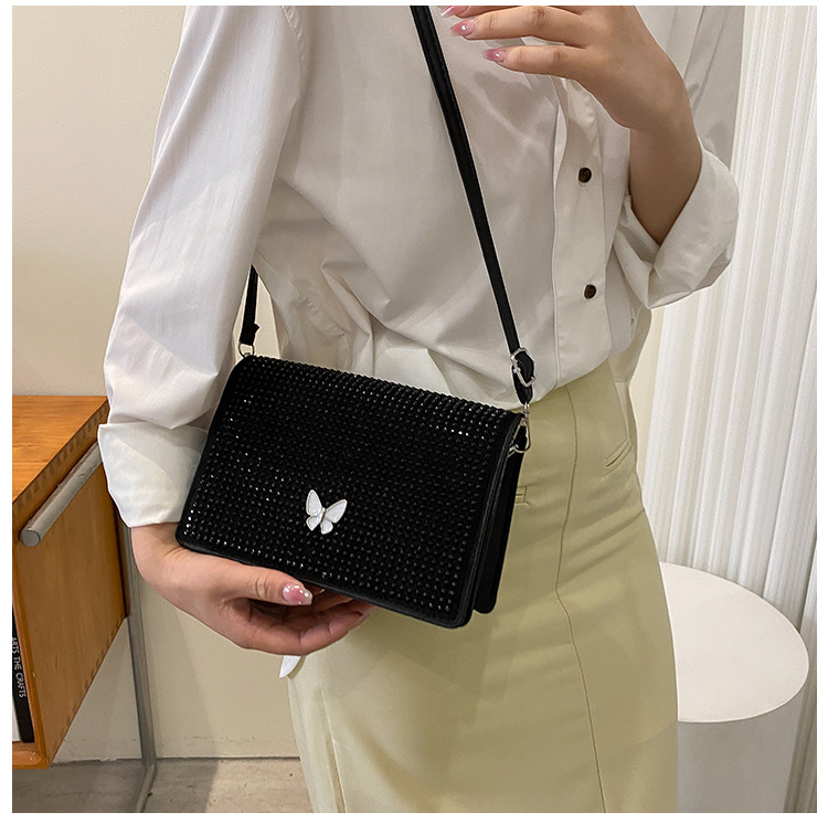 Women's All Seasons Pu Leather Butterfly Streetwear Square Magnetic Buckle Square Bag display picture 1