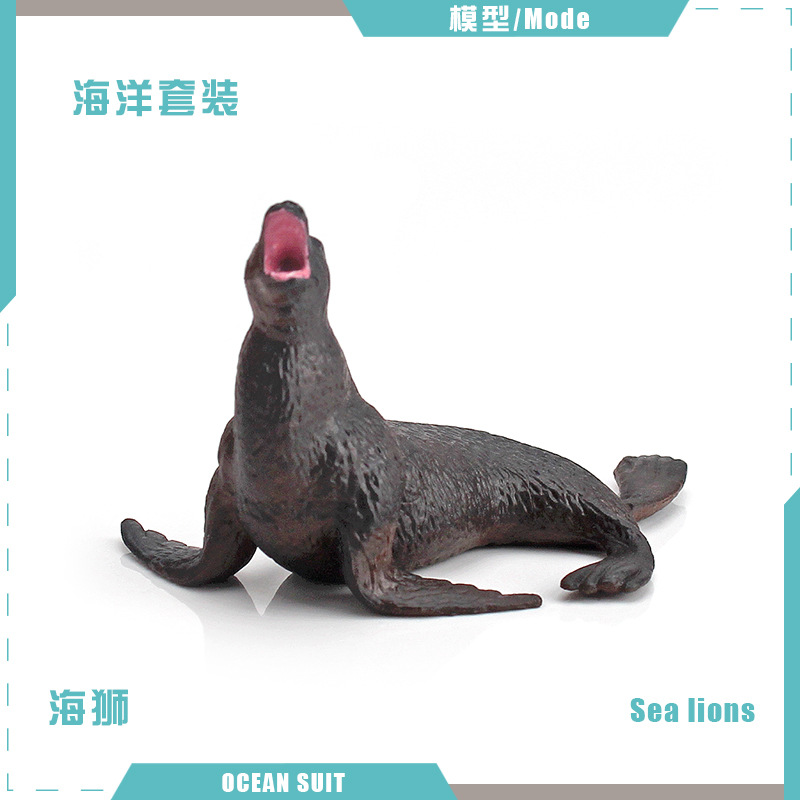 Simulación transfronteriza de una variedad de animales marinos traje de tiburón ballena tortuga delfín pingüino cangrejo criaturas marinas adornos