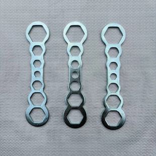 8-22 Multifunctional 7-Hole Wrench Multi-Purpose Multi-Port Wrench Inner Mouth Plum Blossom Wrench Tool Manufacturer Flower Wrench