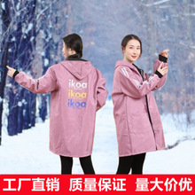 防水加棉加厚高颜值罩衣冬季加绒保暖厨房围裙长袖韩版时尚工作服