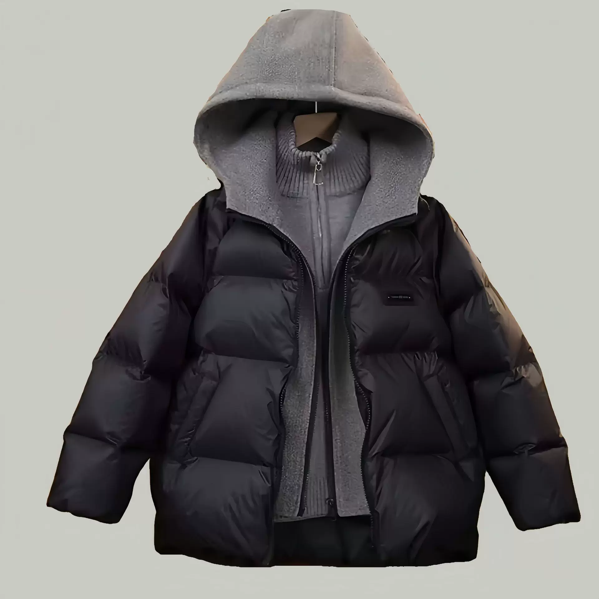 2025童装秋冬季新款棉服羽绒棉加厚保暖休闲面包服连帽外套