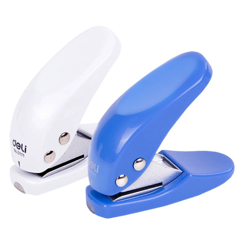 Deli punch 0111 дырокол оптом мини милый творческий Портативный Дырокол ручной 10 листов