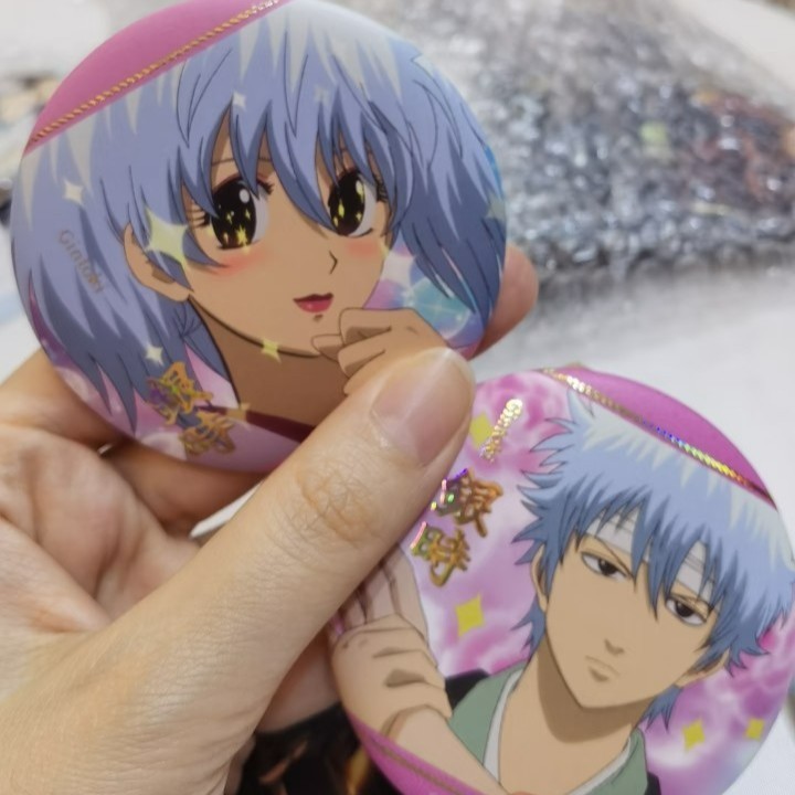 正規認定銀魂ブラインドドロー75MMホットスタンピングスキンフィルム二次元アニメーションバッジ周辺機器在庫卸売|undefined