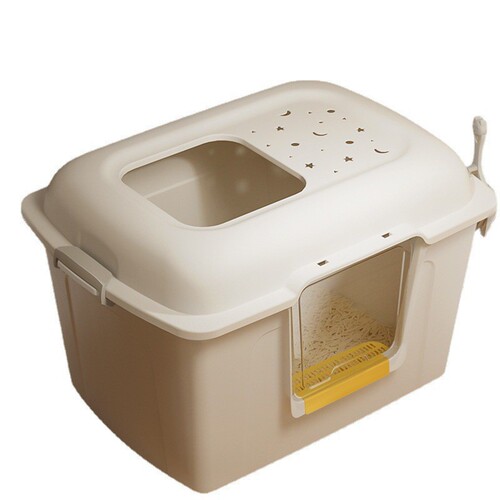 Cat litter box extra large dual-purpose open anti-splash cat toilet extra large cat litter box cat supplies cat poop