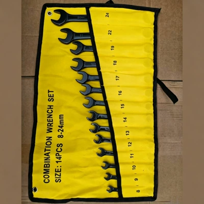 Mühərrik tənzimləmə alətləri | Thickened Canvas Bag Dual-Purpose - electrophoresis-black-12-piece-set-8-24-yellow