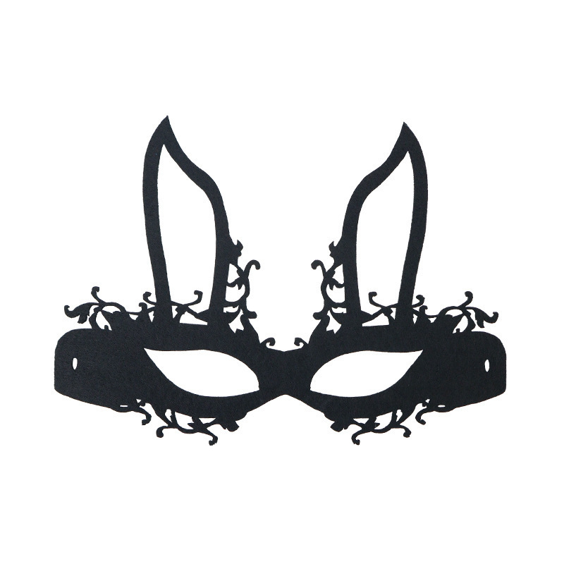 Halloween nueva máscara de diamante de flores negras accesorios femeninos máscaras de baile de baile disfraz de emoción sexy máscara de ojos