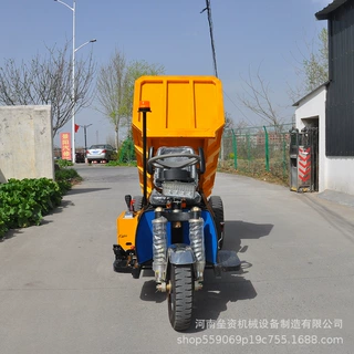 定制型电动三轮矿用运输车 出口型紧凑拉货翻斗场内转运车厂家