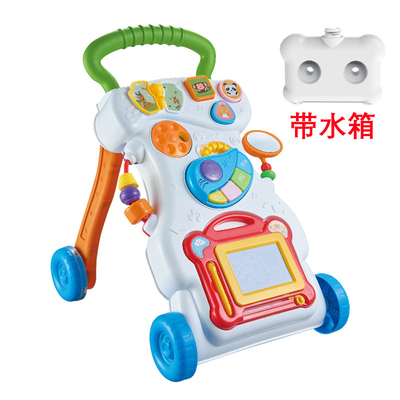 乳幼児用歩行車児童手押し車音楽補助車は、赤ちゃんの子供の車のおもちゃを横転するのを防ぐことができる