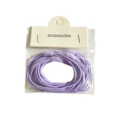 5 pieces and 1 bag of new autumn and winter candy color basic four-in-one high elastic hair ties and hair ropes for girls, simple and versatile hair ropes