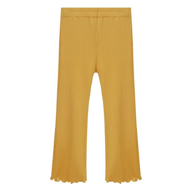 Детские расклешенные брюки Летние тонкие ледяные шелковые брюки