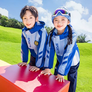 小学生校服冲锋衣春秋装运动会服秋冬季幼儿园园服一年级儿童班服