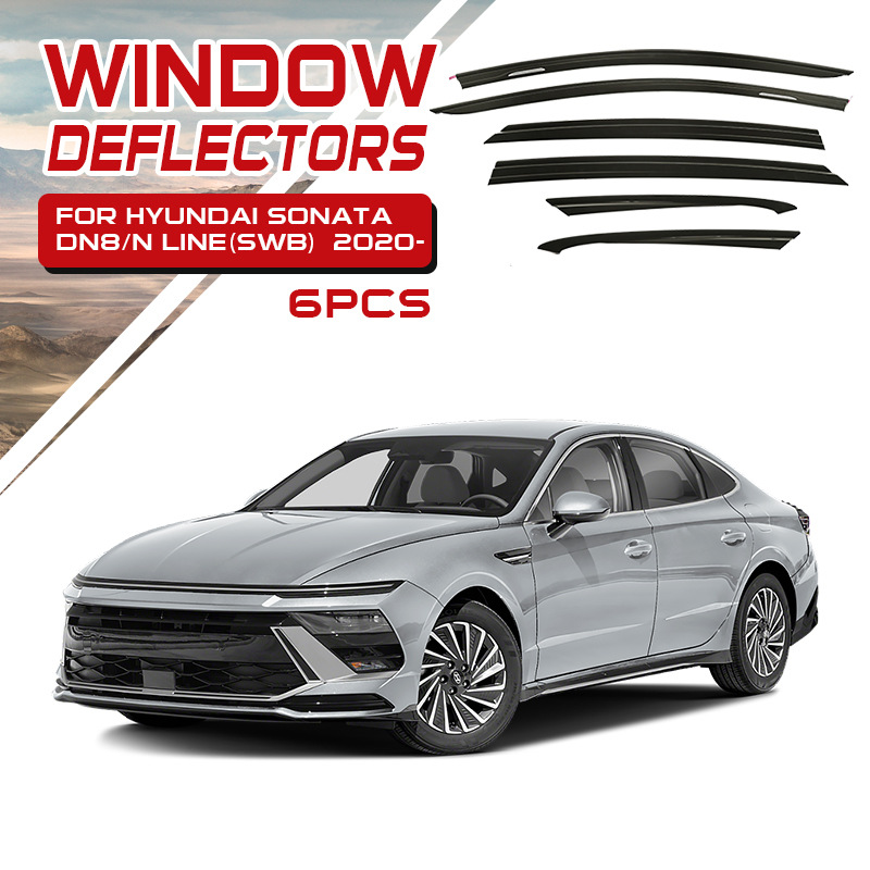 Adecuado para Sonata SONATA, ventana de protección contra la lluvia, cejas de lluvia modificadas, accesorios de visor de ventana
