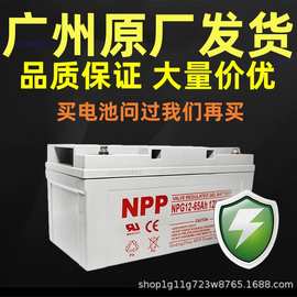 耐普NPP太阳能专用胶体蓄电池12v100ah150大容量UPS电池铅酸系统
