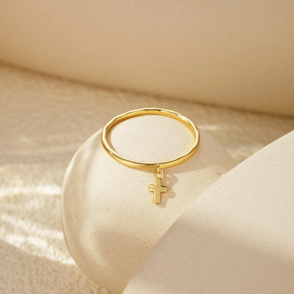 1g Weight Zircon Inlay Material Charm Rings, Rings Classification 7 Ring Size 1 Piece Quantity Wedding, Date, Engagement Occasion 925 Sterling Silver Material Cross, Star, Heart Shape Pattern All Seasons Season Women's Gender Inlay Design Simple Style Style Gold Color 925 Sterling Silver Zircon Cross Star Heart Shape Charm Rings Rings 925 Sterling Silver Rings 42
