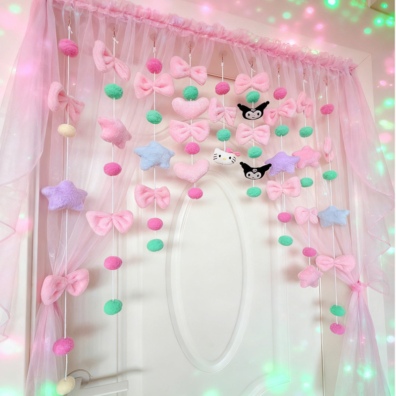 Bow Creative Decorative Curtain Cat Door Curtain Hanging Kidsren's Room Decorative Curtain Bedroom Entrance Door Partition Curtain Bow Creative Decorative Curtain Cat Door Curtain Hanging Kidsren's Room Decorative Curtain Bedroom Entrance Door Partition Curtain