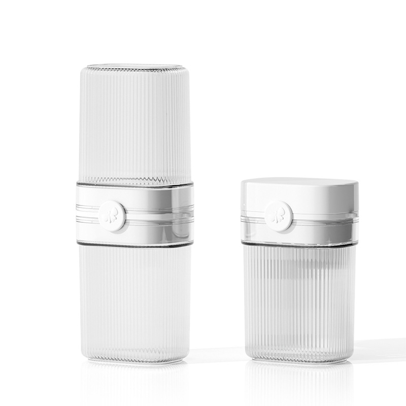 Caja de almacenamiento de cepillo de dientes de viaje taza de enjuague de dientes taza de cepillo de dientes caja de cepillo de dientes de viaje portátil taza de enjuague de dientes conjunto de almacenamiento de cepillo de dientes