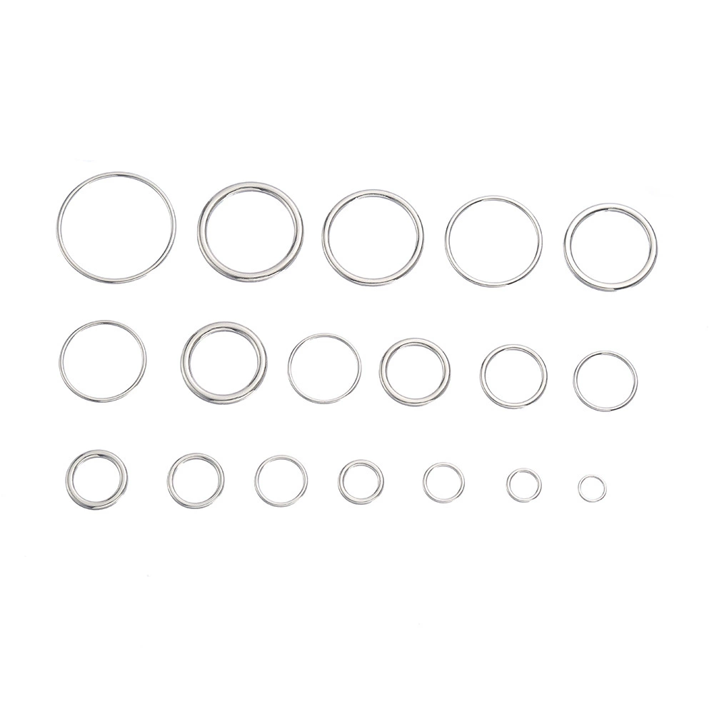 Оптовая продажа от производителя, брелок для ключей с апертурой, пряжка, закрытое кольцо, металлическое кольцо, плоский брелок для ключей с металлической цепочкой, материал подвески