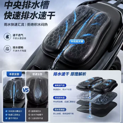 soft gel motorcycle pad, Motorcycle cushion