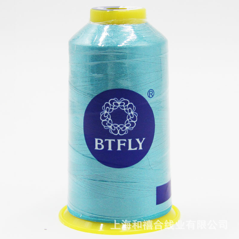 Mariposa marca hilo de bordado 108D / 2 hilo de bordado de poliéster de alta temperatura no desvanecerse calidad ecológica resistente al lavado brillante