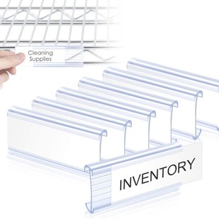 Cross-Border Shelf Model with Baffle Supermarket Shelf Product Card Label Strip Card Transparent Label Price