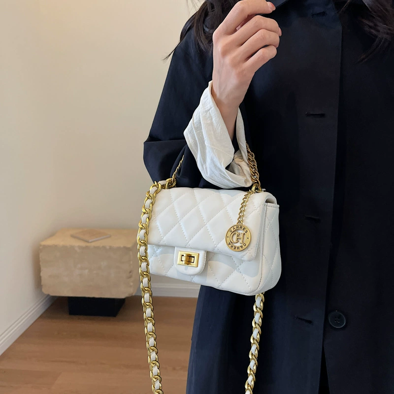 (Cross-border trading), summer one-shoulder bag with diamond pattern, 2023