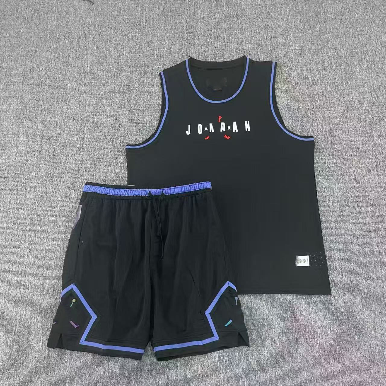 Nuevo chaleco de baloncesto deportivo Flying Man más pantalones cortos secado rápido transpirable relajado diario ocio correr chaleco deportivo image 48