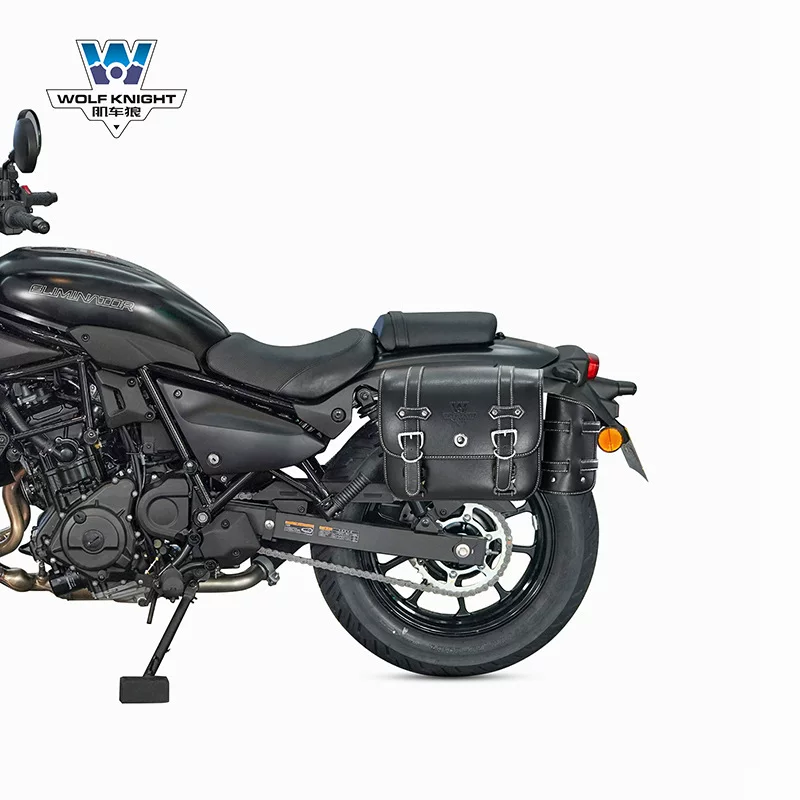 Подходит для бокового багажника Kawasaki Eliminator 500, ретро-боковой багажник, модифицированный чехол для шлема, быстросъёмный багажник со щелчком, замок, особый